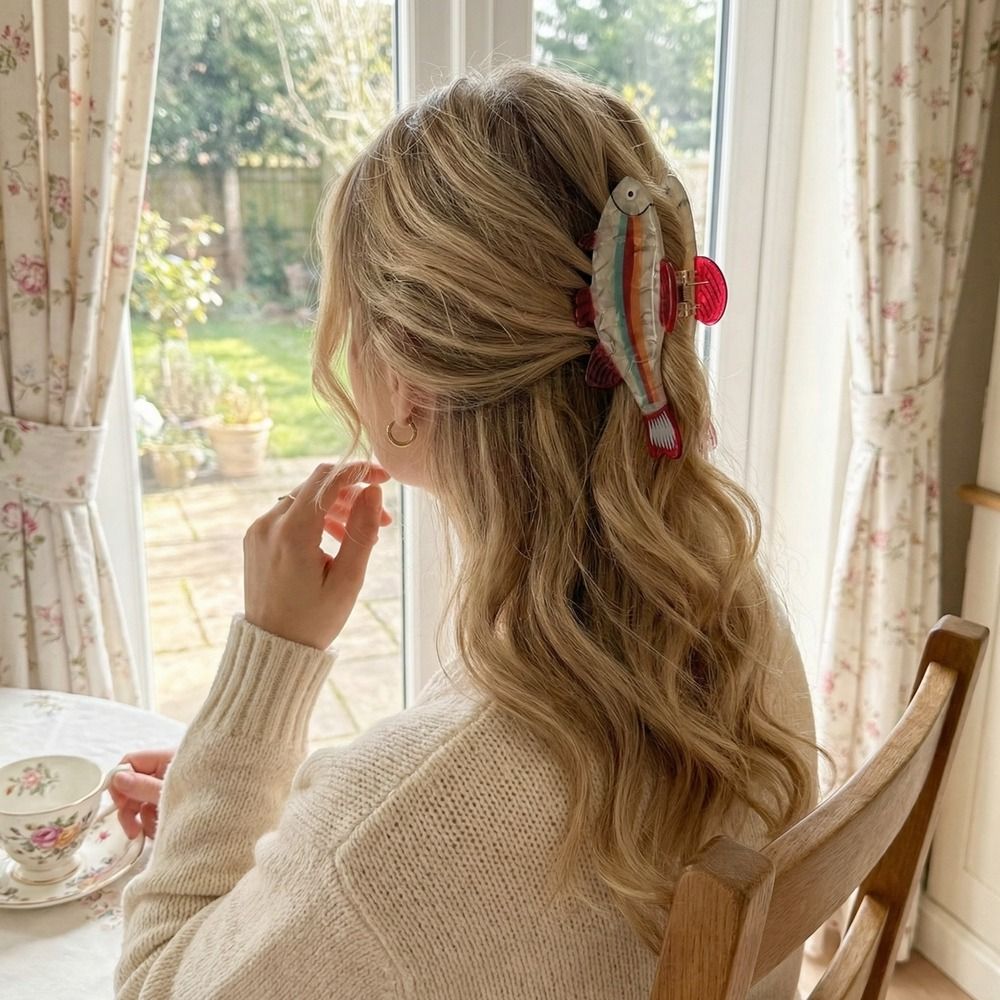 Hairpin Ocean Animal Hair Claw - đánh giá và giá Korean Lifestyle & Kids Boutique Photos