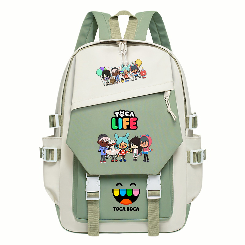 Toca Life World Print Backpack - đánh giá và giá Korean Girls Lifestyle