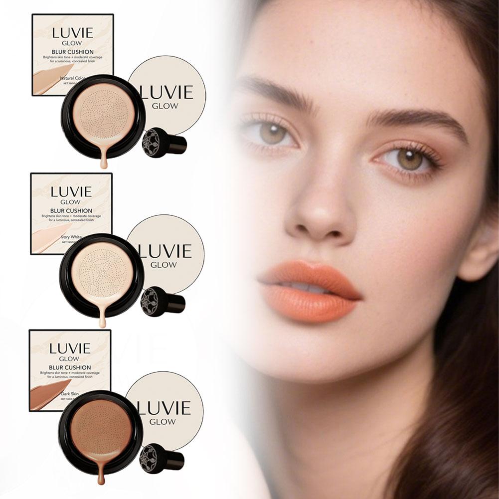 LUVIE GLOW Hydrating Mushroom  - đánh giá và giá Bb Cushion Korean
